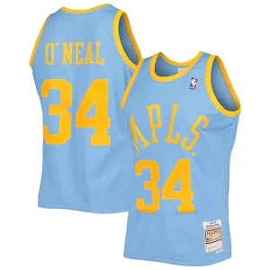 Ideal Shaquille O'Neal Los Angeles Lakers 2001/02 Hardwood Classics Swingman Jersey Powder Blue