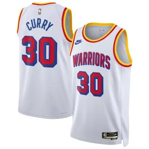 Genial Versátil Stephen Curry Golden State Warriors Nike Unisex 2024/25 Swingman Jersey White Classic Edition