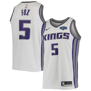 Práctico Robusto De'Aaron Fox Sacramento Kings Nike Swingman Player Jersey Association Edition White