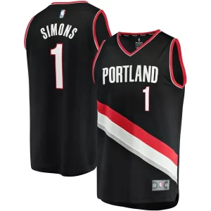 Resistente Maravilloso Sofisticado Anfernee Simons Portland Trail Blazers Youth Fast Break Player Jersey Icon Edition Black