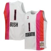 Cool Chris Bosh Miami Heat Youth 2011/12 Hardwood Classics Swingman Jersey White