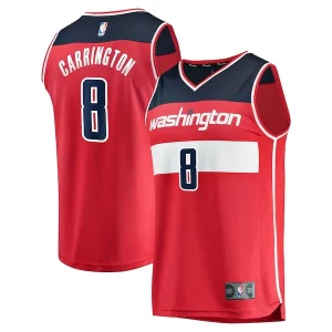 Delicioso Encantador Elegante Carlton Carrington Washington Wizards Fast Break Replica Player Jersey Icon Edition Red