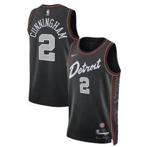 Lujoso Comodo Cade Cunningham Detroit Pistons Nike Unisex 2023/24 Swingman Jersey Black City Edition