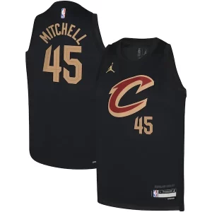 Increíble Ideal Donovan Mitchell Cleveland Cavaliers Jordan Brand Youth Swingman Jersey Statement Black