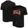 Fantástico Estupendo Hermoso Chicago Bulls Profile Big & Tall Pop Jersey Black