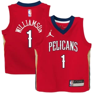 Hermoso Ideal Elegante Zion Williamson New Orleans Pelicans Jordan Brand Toddler 2020/21 Jersey Red Statement Edition