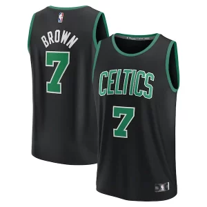 Cool Exquisito Sofisticado Jaylen Brown Boston Celtics Youth Fast Break Replica Player Jersey Statement Edition Black