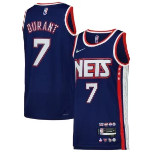 Resistente Versátil Moderno Kevin Durant Brooklyn Nets Nike Swingman Player Jersey City Edition Blue/Gray