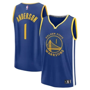 Fácil de llevar Kyle Anderson Golden State Warriors Fast Break Replica Player Jersey Icon Edition Royal