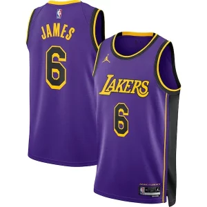 Exquisito Perfecto Delicioso LeBron James Los Angeles Lakers Jordan Brand Unisex Swingman Jersey Statement Edition Purple