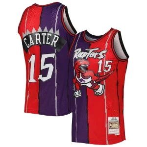 Estupendo Robusto Moderno Vince Carter Toronto Raptors Hardwood Classics 1998/99 Split Swingman Jersey Purple/Red