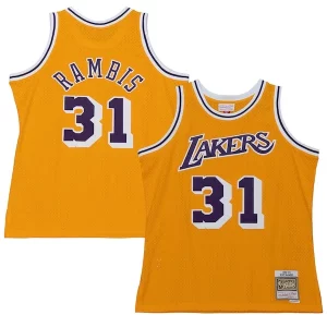 Perfecto Kurt Rambis Los Angeles Lakers 1984/85 Swingman Jersey Gold