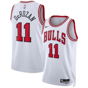 Hermoso Encantador Bonito DeMar DeRozan Chicago Bulls Nike Unisex Swingman Jersey Association Edition White/Red