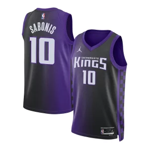 Genial Domantas Sabonis Sacramento Kings Jordan Brand Unisex Swingman Jersey Statement Edition Purple