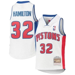 Hermoso Bonito Ideal Richard Hamilton Detroit Pistons Youth 2003/04 Hardwood Classics Swingman Jersey White