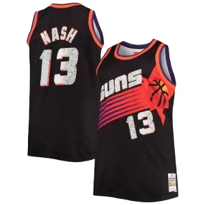 Estupendo Steve Nash Phoenix Suns Big & Tall 1996/97 NBA 75th Anniversary Diamond Swingman Jersey Black