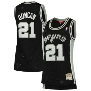 Versátil Estupendo Atractivo Tim Duncan San Antonio Spurs Women's 1998/99 Hardwood Classics Swingman Jersey Black