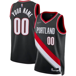 Estupendo Sofisticado Portland Trail Blazers Nike 2021/22 Diamond Swingman Custom Jersey Icon Edition Black