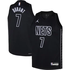 Maravilloso Bonito Kevin Durant Brooklyn Nets Jordan Brand Youth Swingman Jersey Statement Edition Black