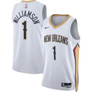 Ideal Maravilloso Zion Williamson New Orleans Pelicans Nike Unisex Swingman Jersey Association Edition White/Navy