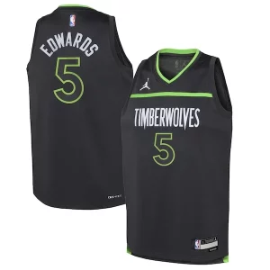 Resistente Delicioso Anthony Edwards Minnesota Timberwolves Jordan Brand Youth Swingman Jersey Statement Edition Black