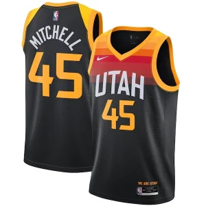 Ideal Donovan Mitchell Utah Jazz Nike 2021/22 Swingman Player Jersey Black City Edition