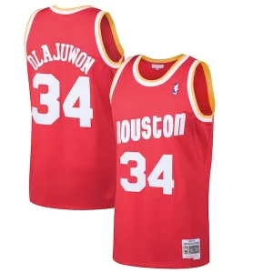 Único Encantador Lujoso Hakeem Olajuwon Houston Rockets 1993/94 Hardwood Classics Swingman Jersey Red