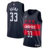 Original Cool Kyle Kuzma Washington Wizards Jordan Brand Unisex 2024/25 Swingman Jersey Statement Edition Navy