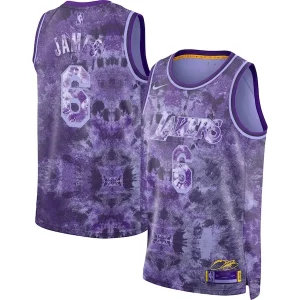 Moderno Atractivo LeBron James Los Angeles Lakers Nike Unisex Select Series Swingman Jersey Purple