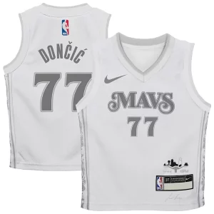 Delicioso Luka Dončić Dallas Mavericks Nike Preschool 2024/25 Swingman Player Jersey City Edition White