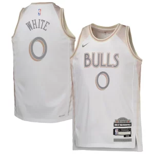 Exquisito Coby White Chicago Bulls Nike Youth 2024/25 Swingman Player Jersey City Edition White