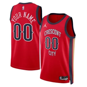 Delicioso Maravilloso Fantástico New Orleans Pelicans Jordan Brand Unisex Swingman Custom Jersey Red Statement Edition