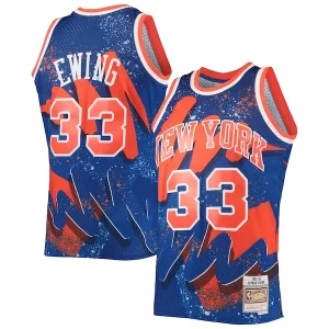 Maravilloso Sofisticado Fantástico Patrick Ewing New York Knicks Hardwood Classics 1991/92 Hyper Hoops Swingman Jersey Blue