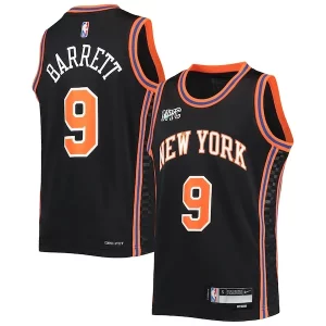 Duradero RJ Barrett New York Knicks Nike Youth 2021/22 Swingman Jersey City Edition Black