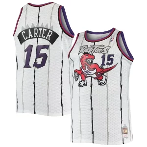 Duradero Resistente Encantador Vince Carter Toronto Raptors 1998/99 Big & Tall Hardwood Classics Swingman Jersey White/Purple