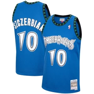 Cool Lujoso Encantador Wally Szczerbiak Minnesota Timberwolves 2001/02 Hardwood Classics Swingman Jersey Blue