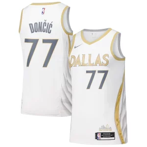 Ideal Dallas Mavericks Nike Swingman Player Jersey City Edition White