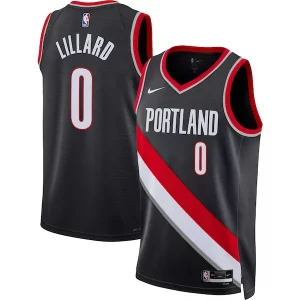 Estupendo Ideal Bonito Damian Lillard Portland Trail Blazers Nike Unisex Swingman Jersey Icon Edition Black/White