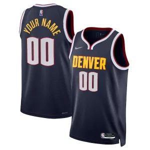 Exquisito Denver Nuggets Nike 2021/22 Diamond Swingman Custom Jersey Icon Edition Navy