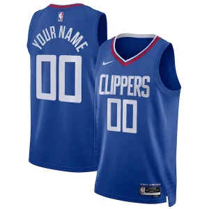 Lujoso Único LA Clippers Nike Unisex Swingman Custom Jersey Royal Icon Edition
