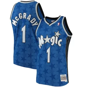 Perfecto Exquisito Tracy McGrady Orlando Magic Hardwood Classics Swingman Jersey Blue
