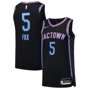 Magnífico Exquisito Único De'Aaron Fox Sacramento Kings Nike Authentic Player Jersey City Edition Black