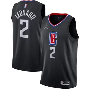 Comodo Kawhi Leonard LA Clippers Jordan Brand 2020/21 Swingman Jersey Statement Edition Black