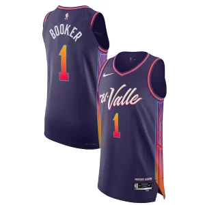 Encantador Chulo Original Nike Devin Booker Phoenix Suns Authentic Jersey City Edition Purple