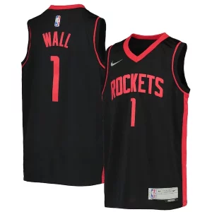 Hermoso Genial John Wall Houston Rockets Nike Youth 2020/21 Swingman Player Jersey Earned Edition Black